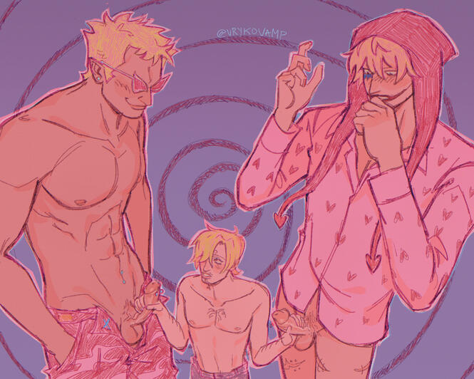 Doffy x Cora x Sanji